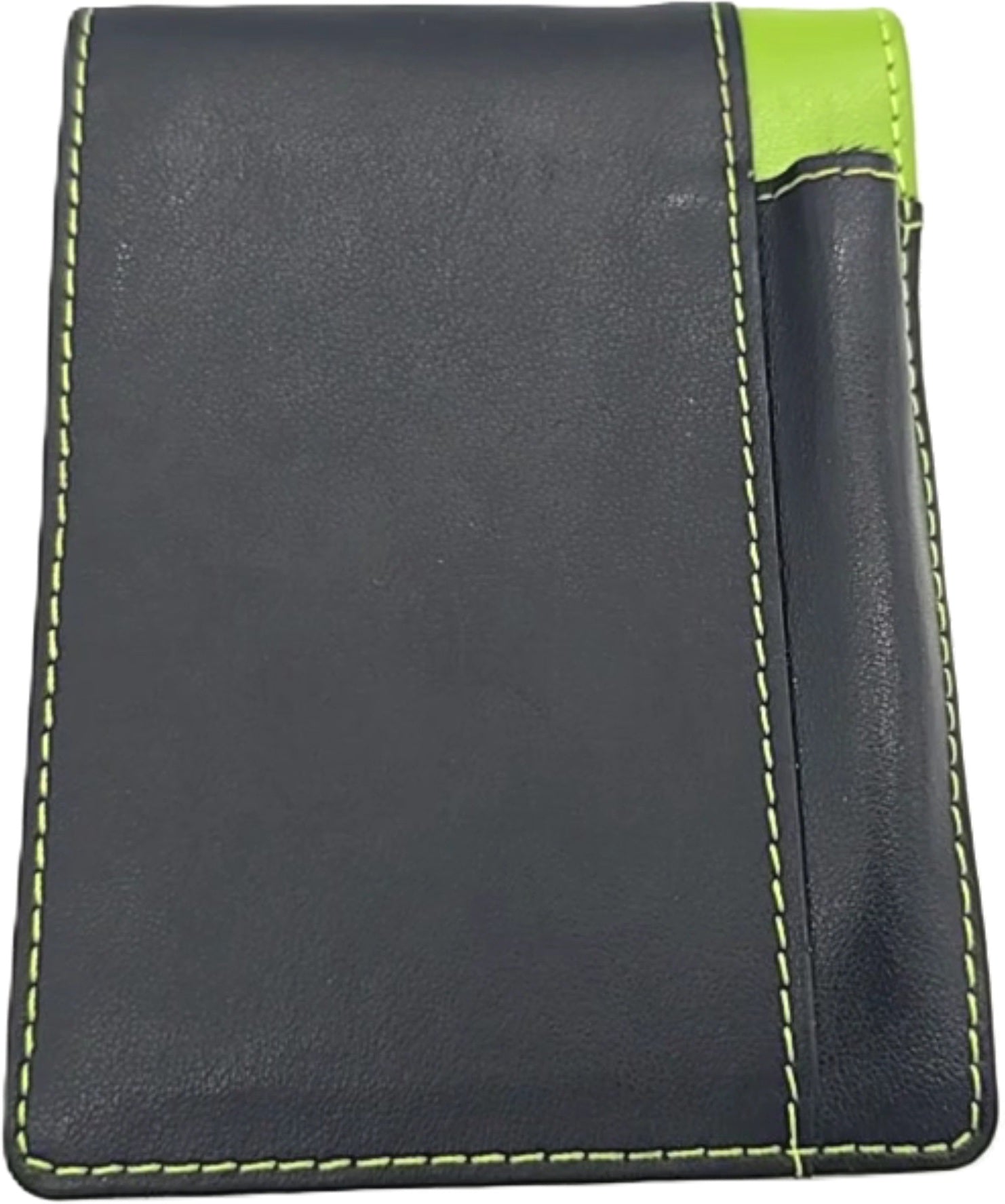 Mini Notepad with Black Leather Holder 3x5in