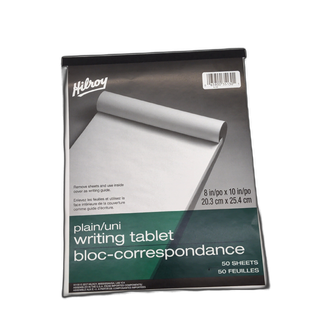 Hilroy Plain Writing Tablet 50 Sheets