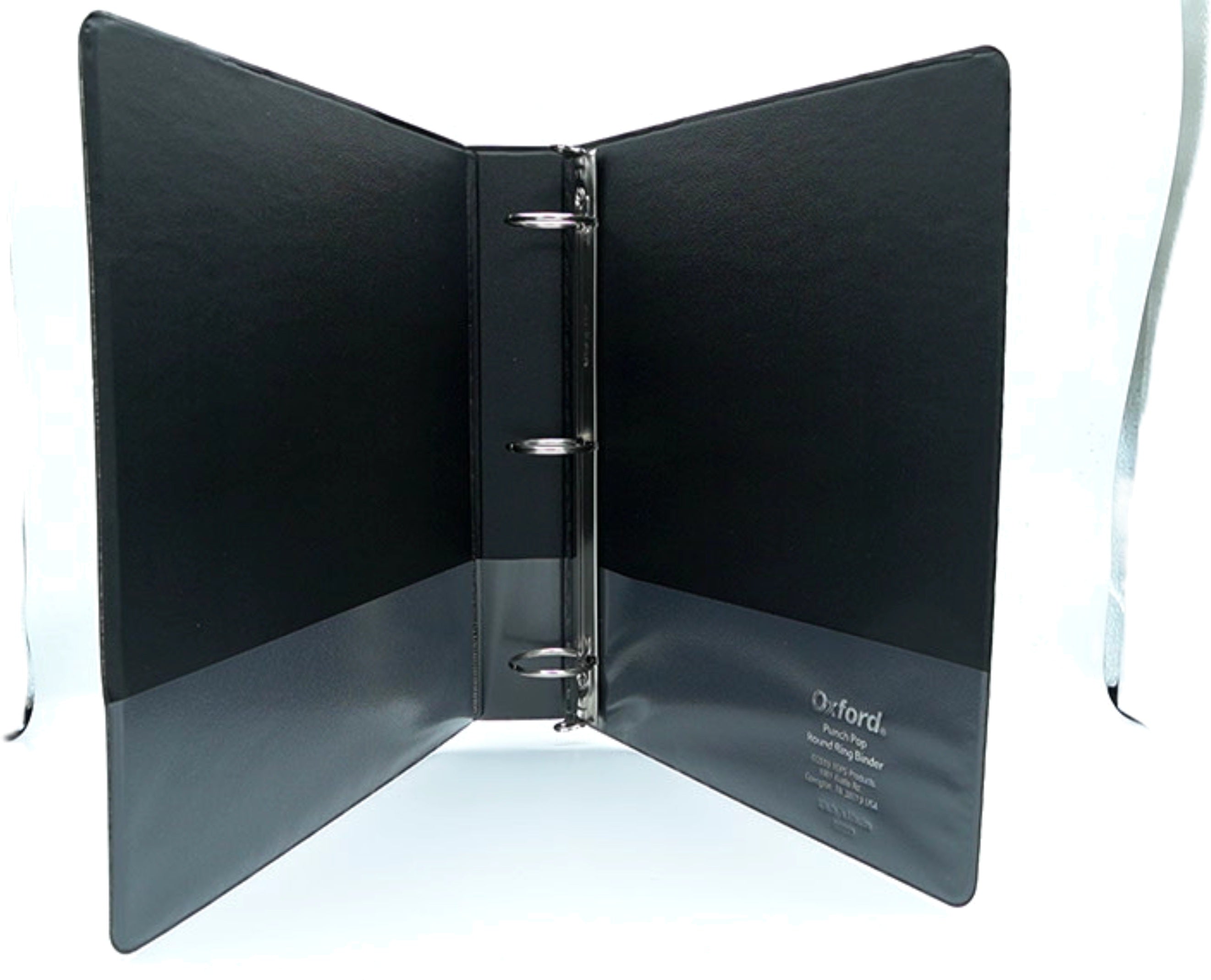 1.5" Black & White Binder - Oxford Punch Pop