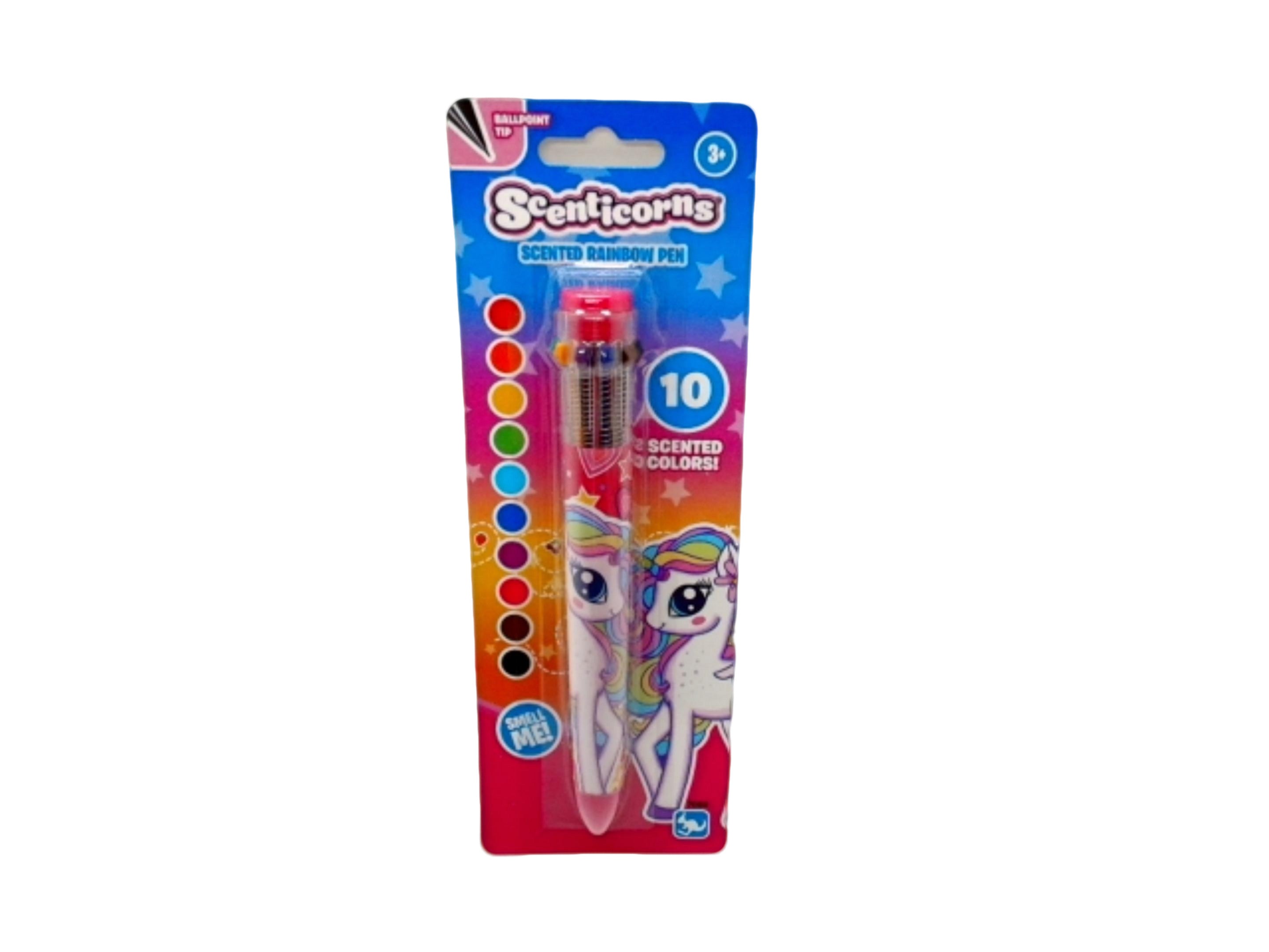Scenticorns Rainbow Scented Gel Ink Pen - 10 Colors