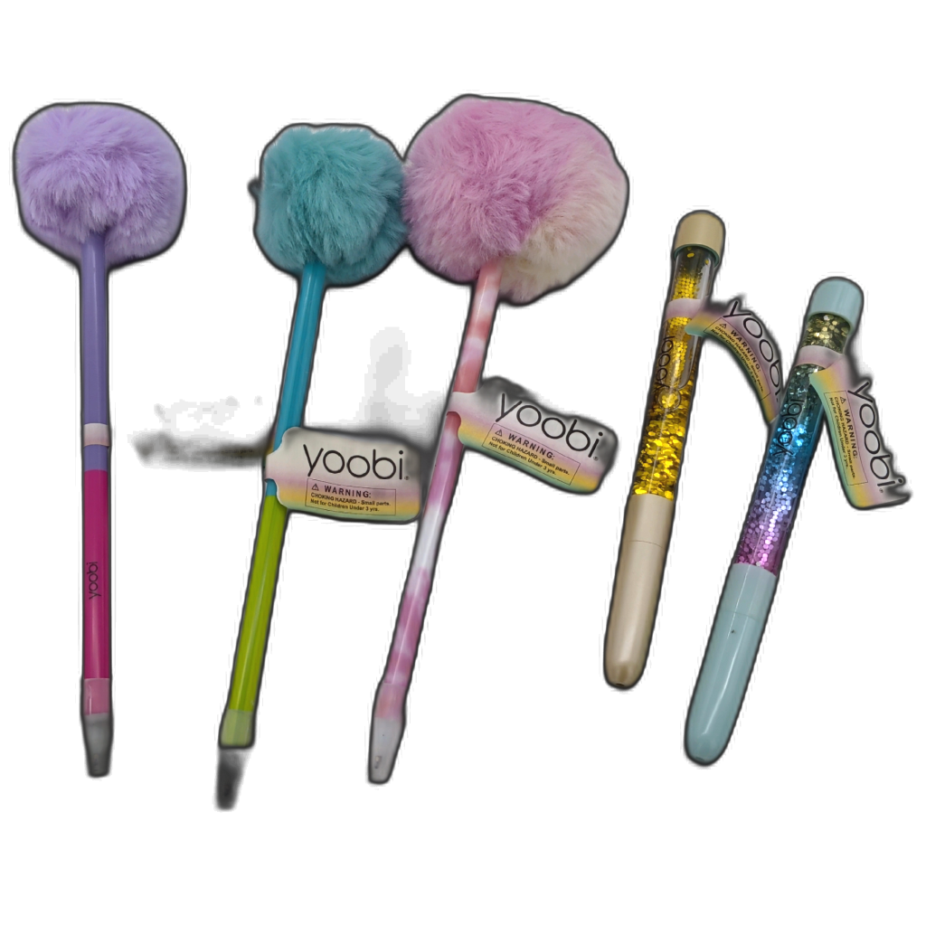 Yoobi Pom Pom or Glitter Wand Pen
