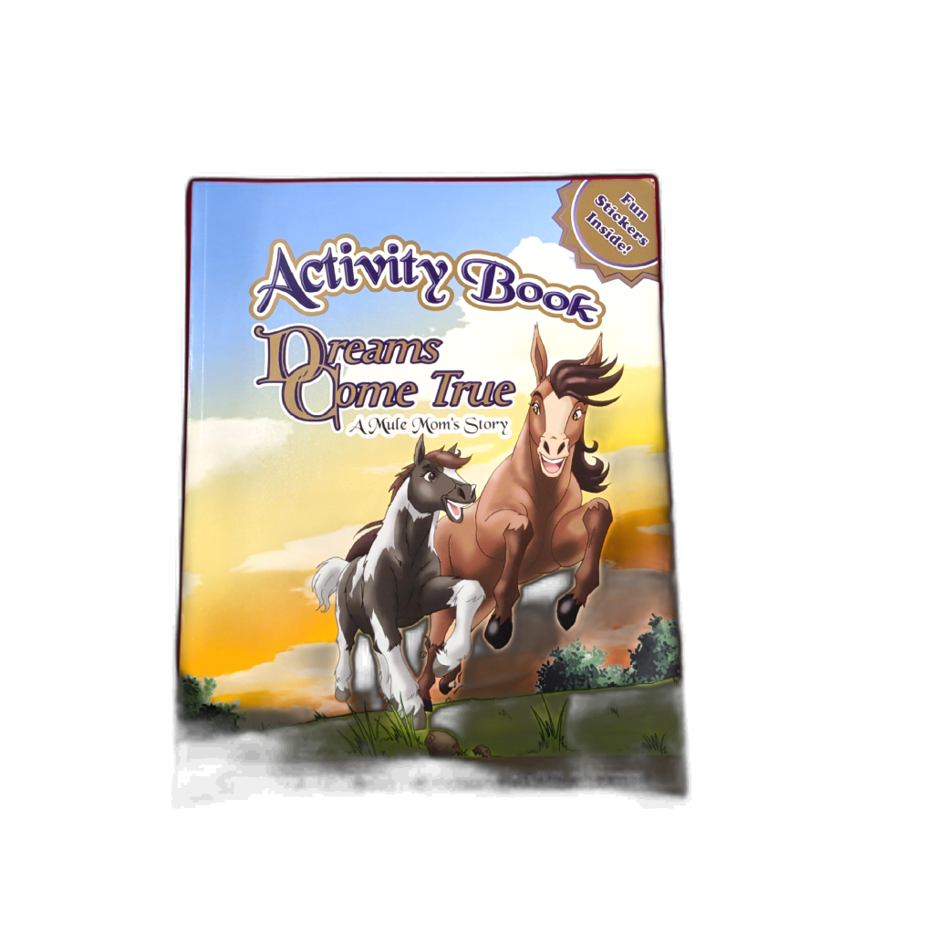 Dreams Come True A Mule Mom's Story sticker activity book