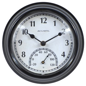 AcuRite Clock with Thermometer — alternate view