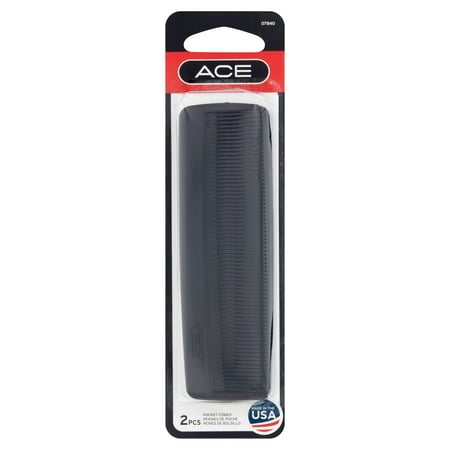 Ace Black 5 Inch Pocket Combs 2 Pack — alternate view