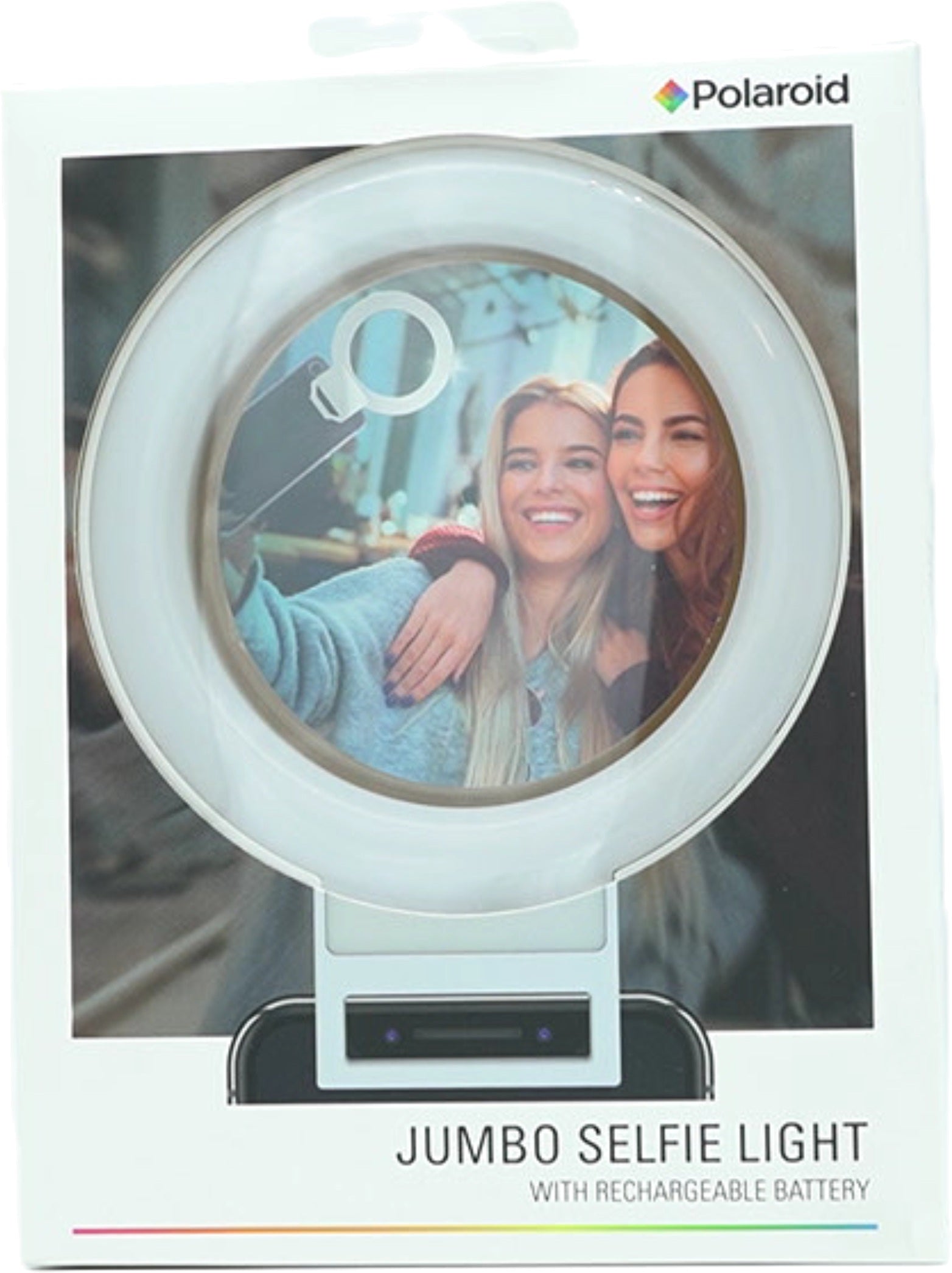 Polaroid Rechargeable Selfie Ring Light - 3 Brightness Levels