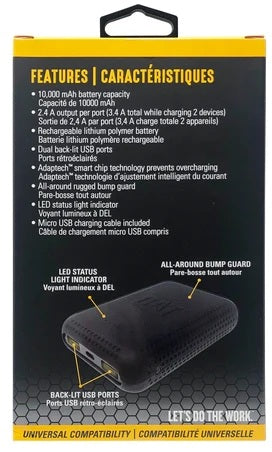Cat 10,000mAh Power Pack — packaging view