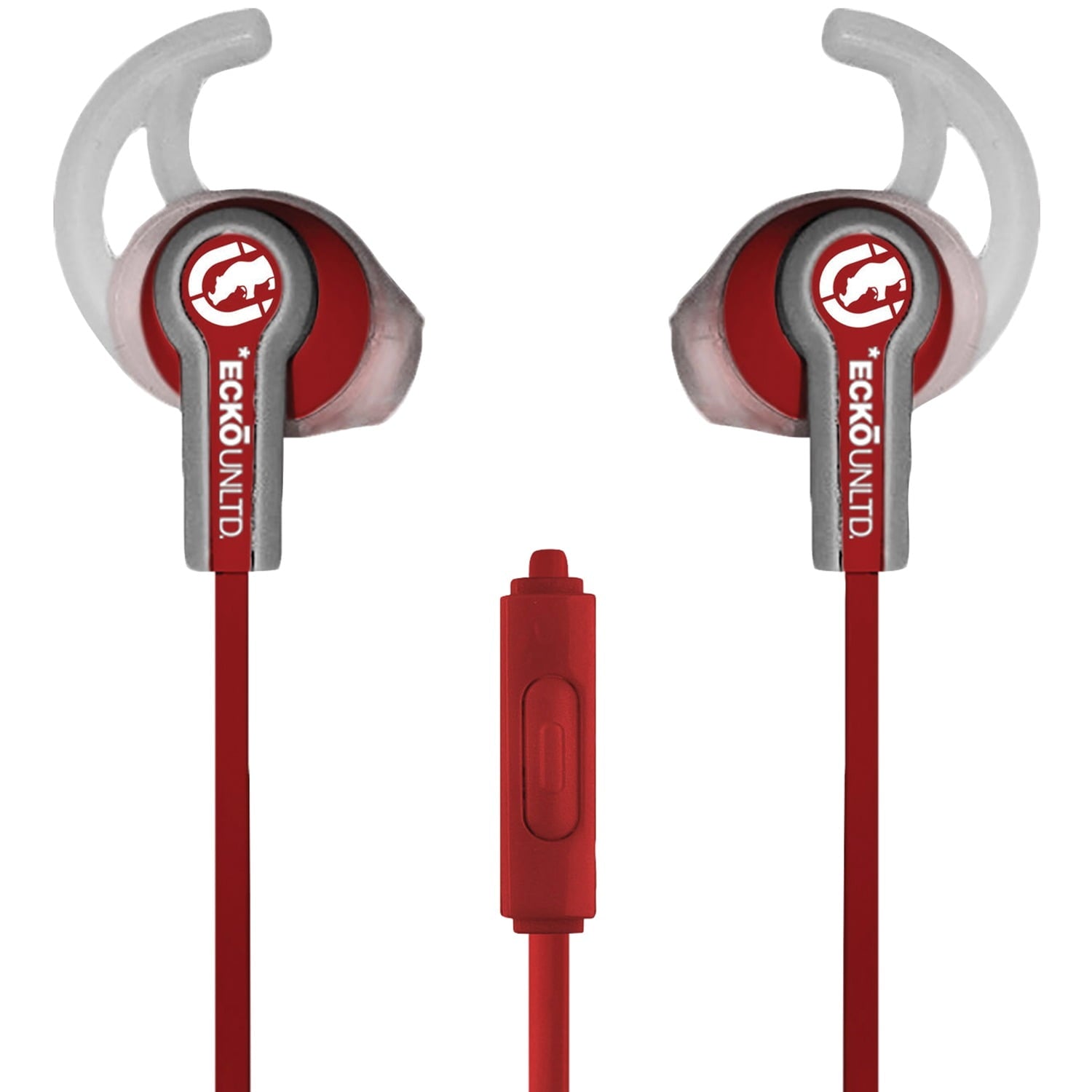 Ecko Unltd Fuse Sport Earbuds Red with Microphone