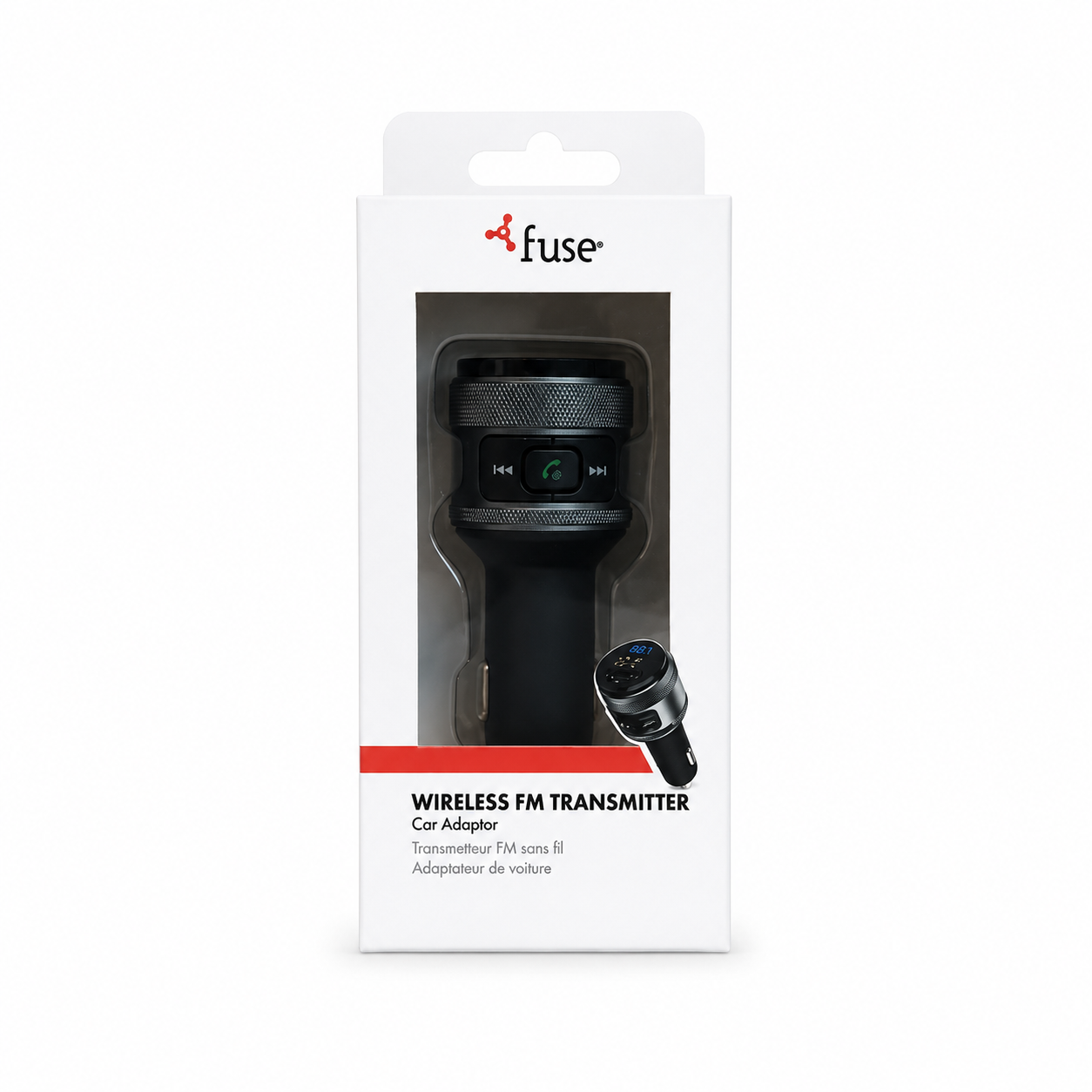 Wireless FM Transmitter Car Charger Dual USB Adapter