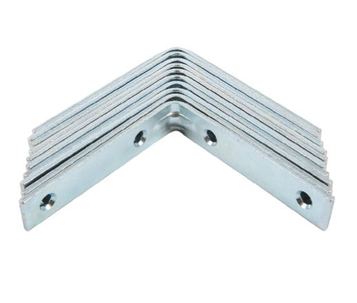Corner Brace 3.5" Straight - 10 Pack Metal Brackets