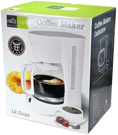 12 Cup Coffee Maker - White - Brantford Surplus