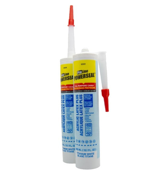 ProLine Powerseal White Paintable Acrylic Latex Sealant 300ml