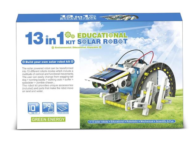 13 - in - 1 Solar Robot Kit - STEM Educational Toy - Brantford Surplus