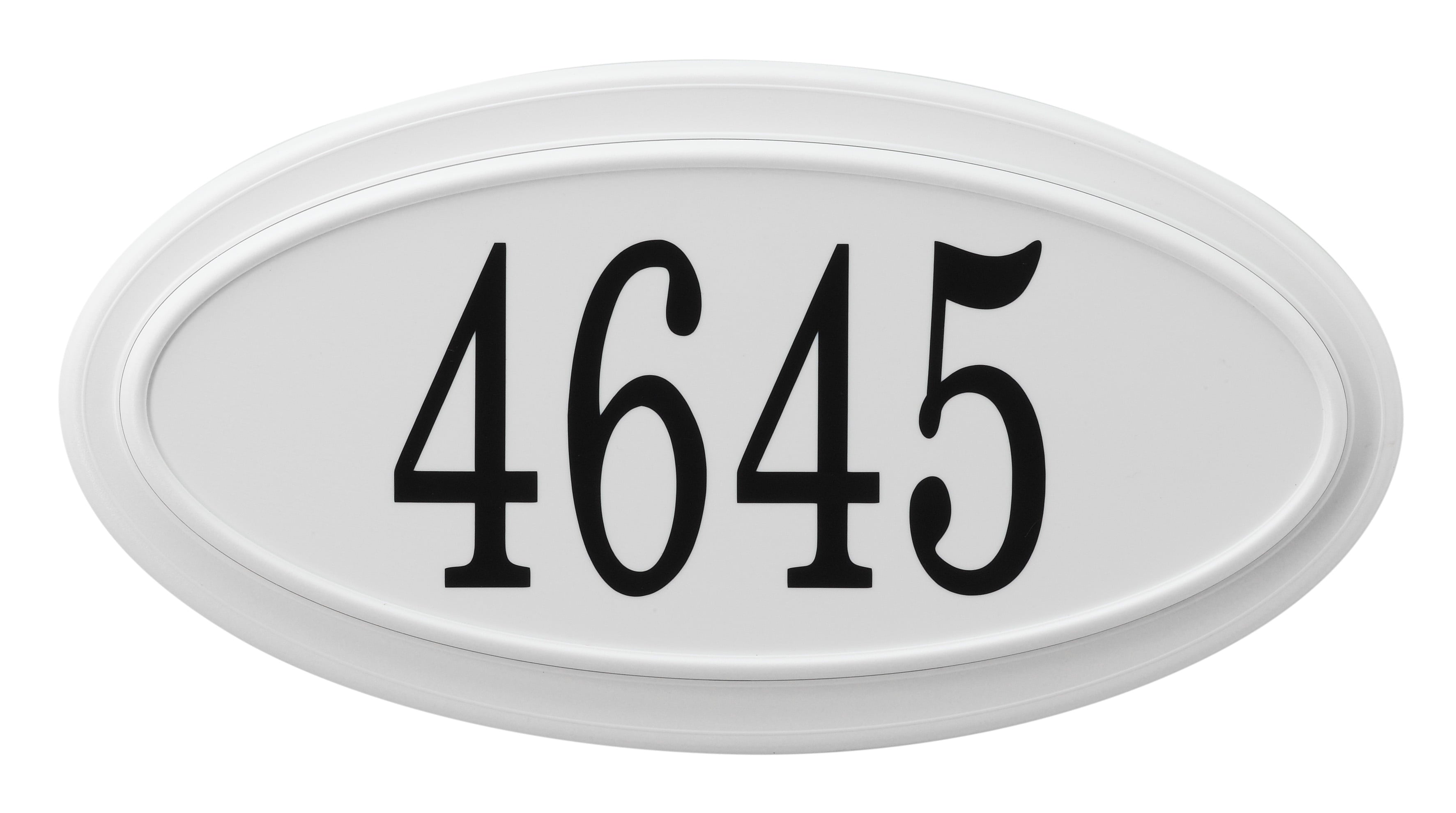 Address Plaque with 4 Inch Numbers - Professional Grade