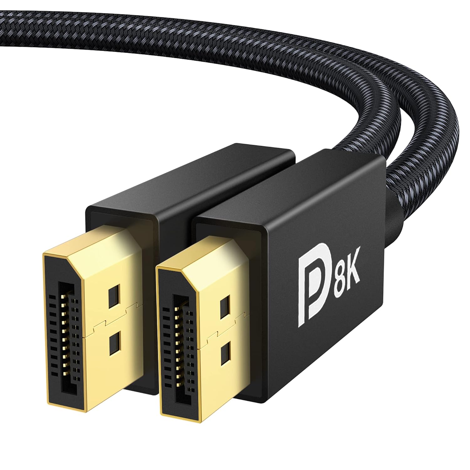 Ivanky 8K DisplayPort Cable 6.6ft 32.4Gbps 144Hz