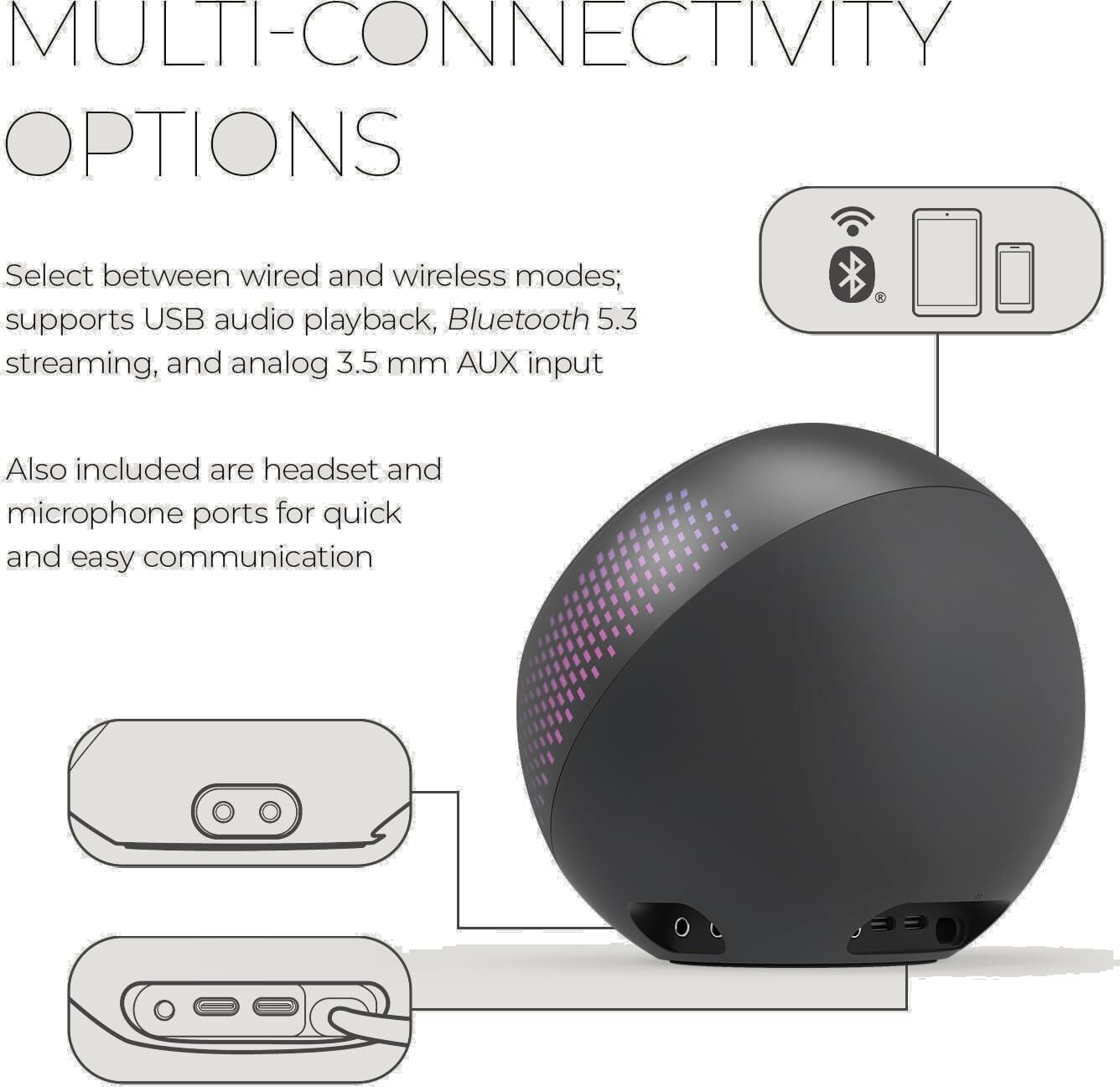Creative Pebble X Plus RGB Desktop Speakers with Subwoofer