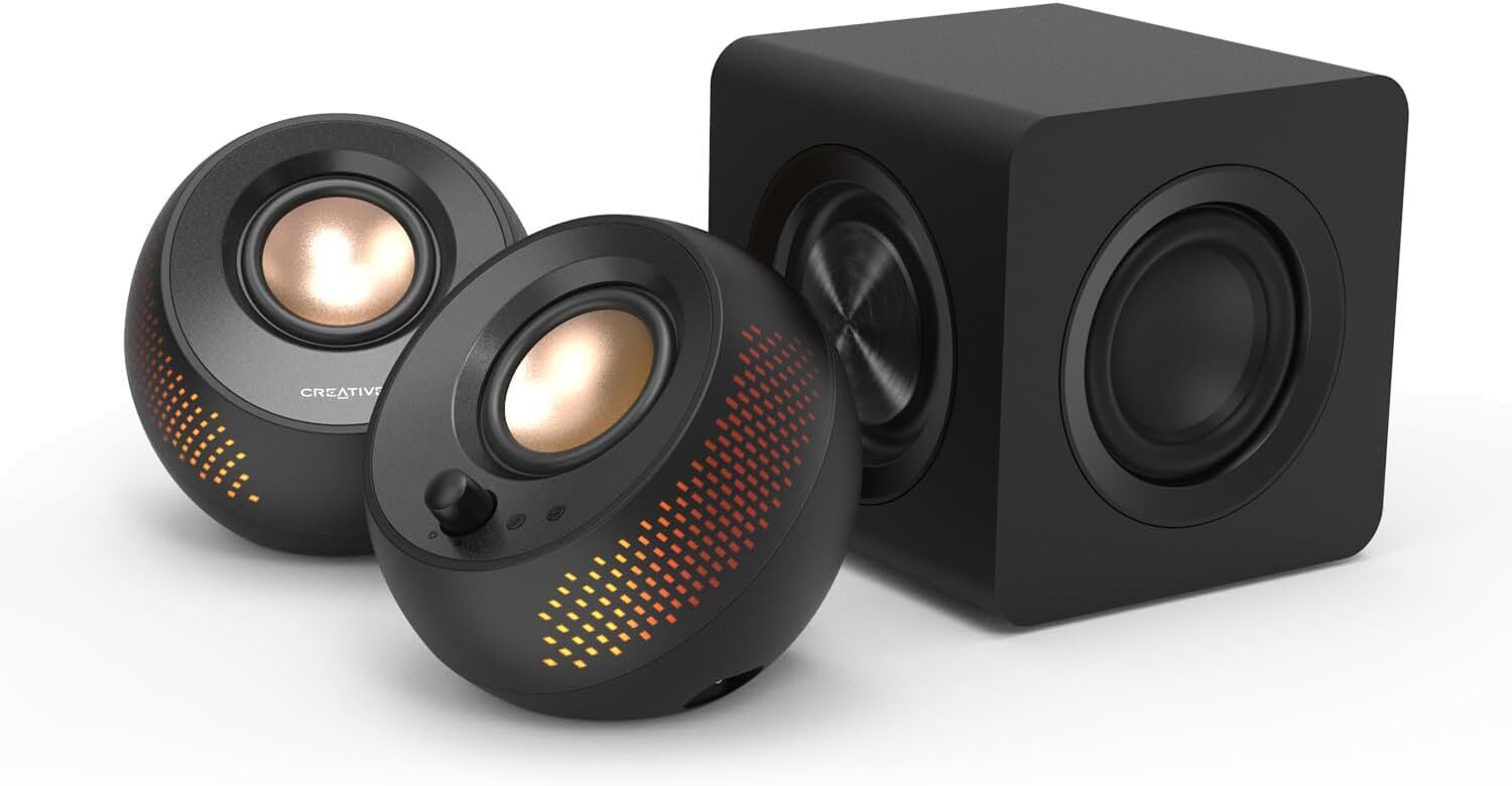 Creative Pebble X Plus RGB Desktop Speakers with Subwoofer