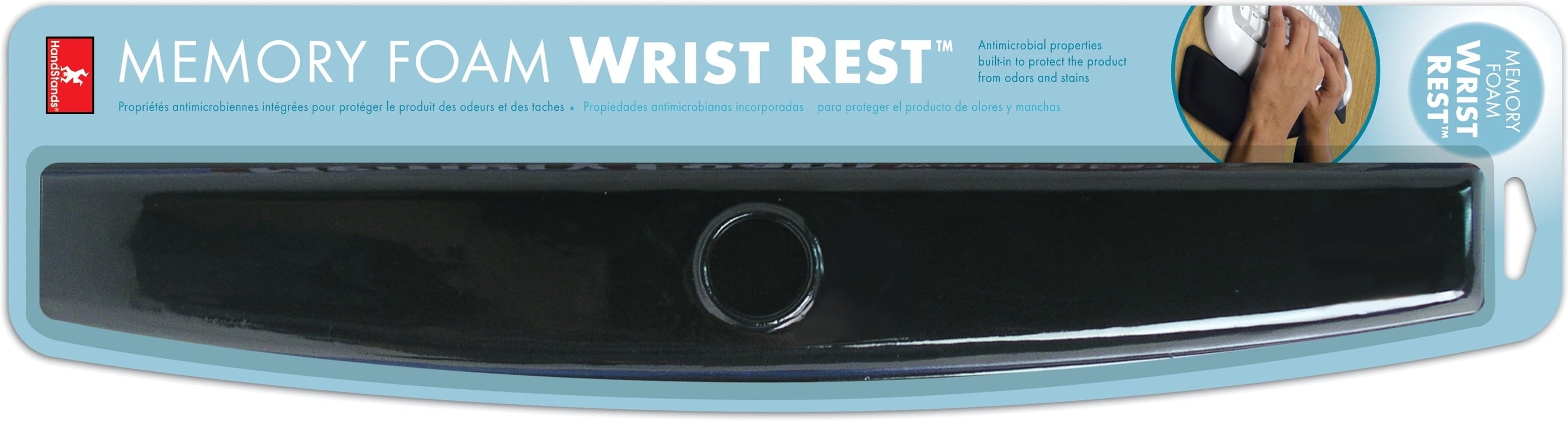 Memory Foam Wrist Rest - Premium Black by Handstands