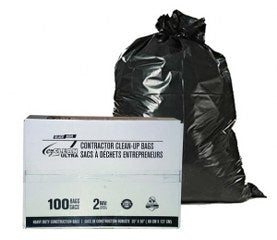 EZ Clean Ultra Construction Garbage Bags 100pk 35x50in