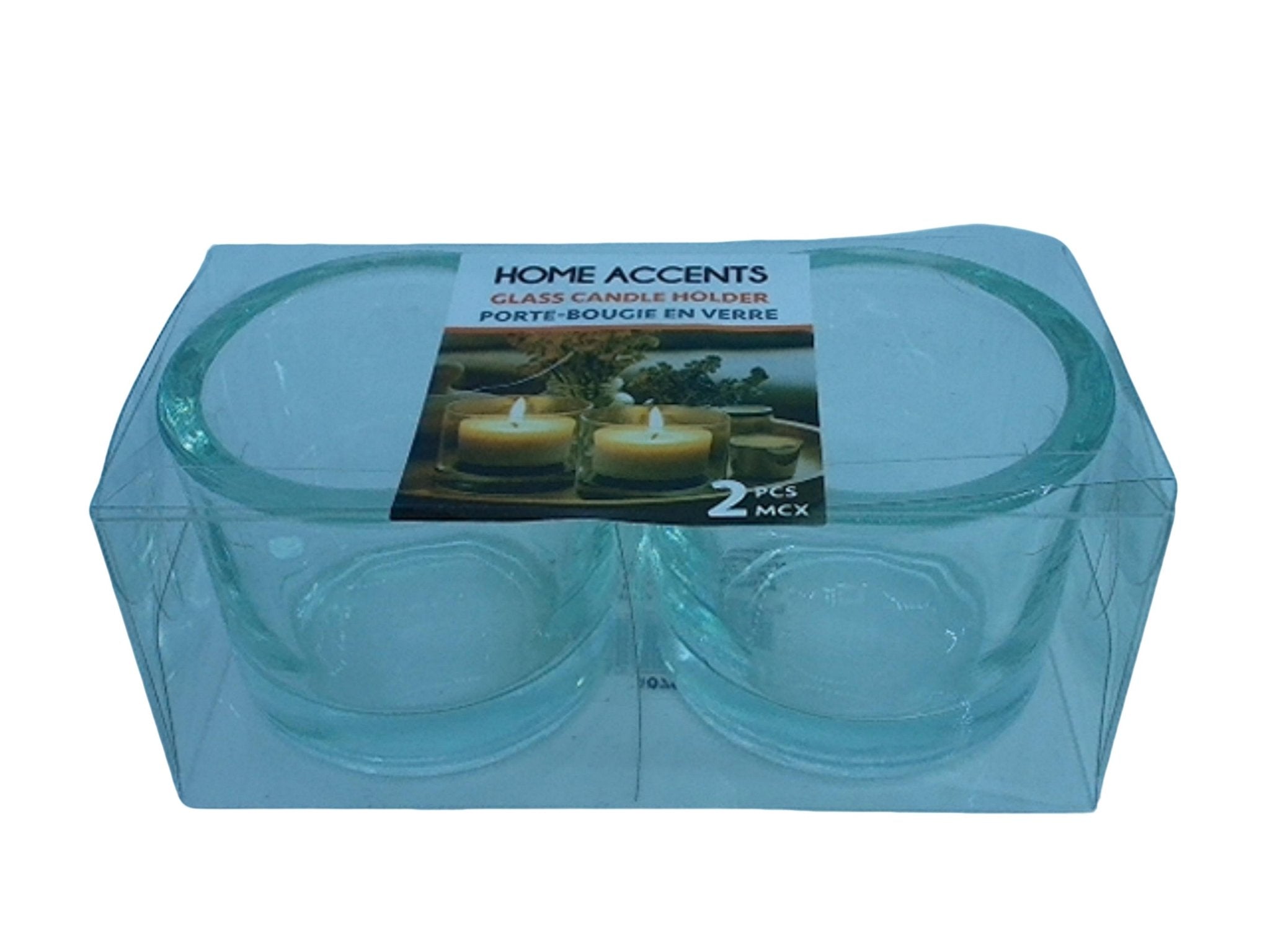 2 - Piece Candle Holder Set - 2x2.3 Inch Décor - Brantford Surplus