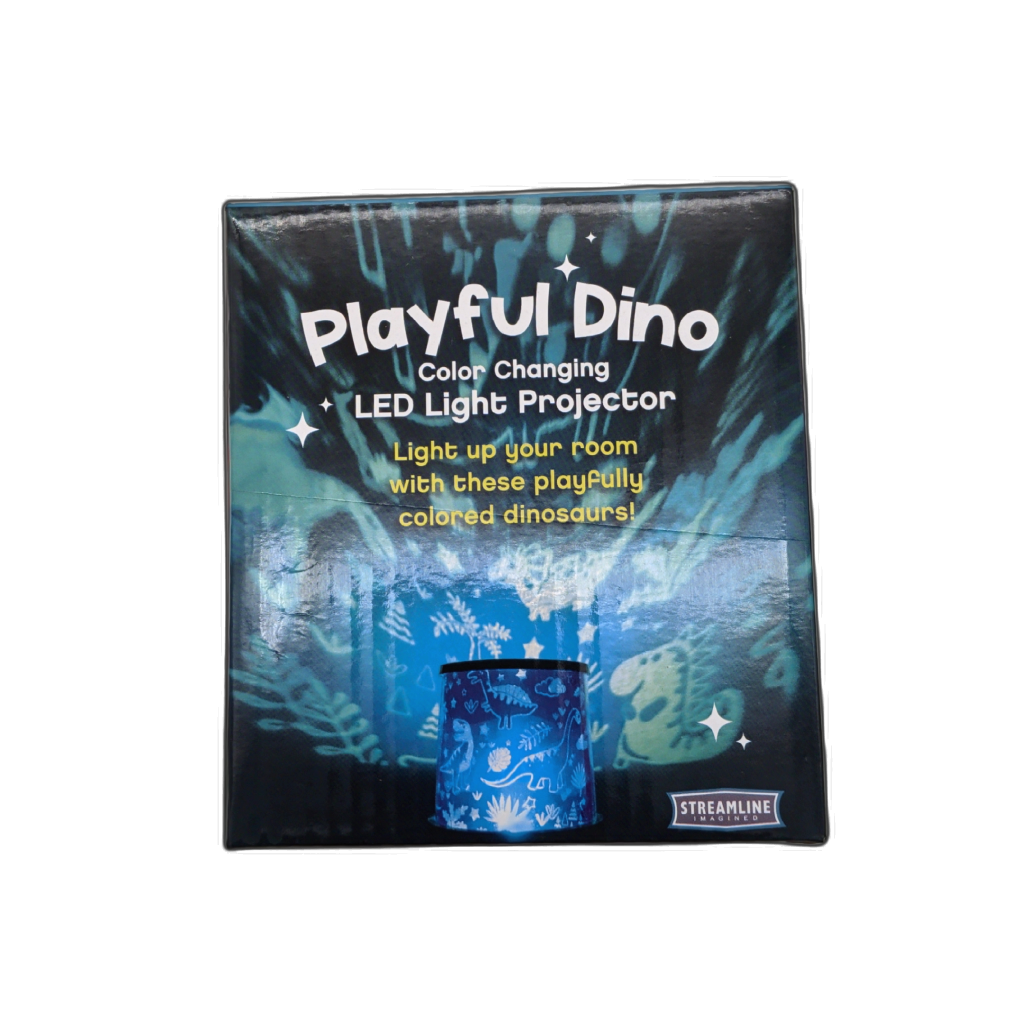 Color Changing LED Light Projector Playful Dino Streamline Imagined