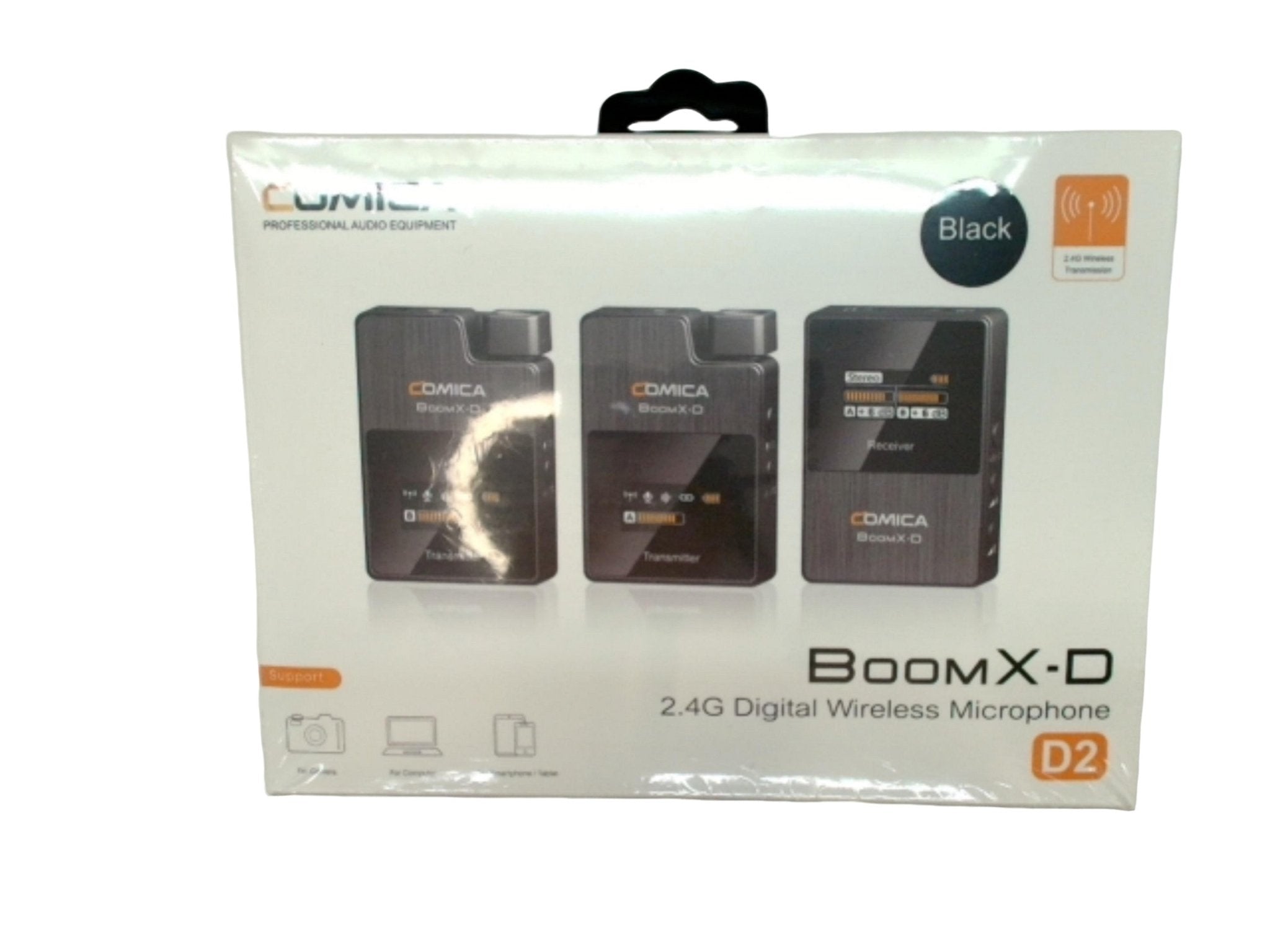 2.4g Digital Wireless Microphone System 2 Transmitters 1 Receiver Comica - Brantford Surplus