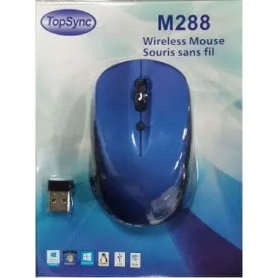 2.4G WIRELESS OPITICAL MOUSE ASSTD COLORS - Brantford Surplus