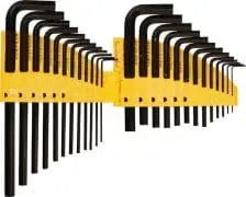 25 - Piece Hex Key Set SAE/Metric - Brantford Surplus