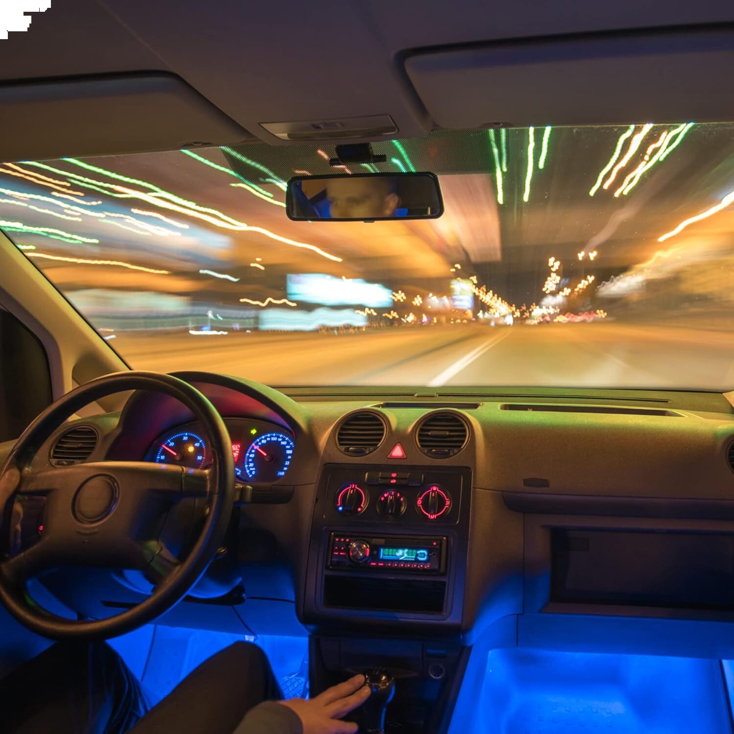 Monster RGB LED Car Interior Lights 2pk w/Remote