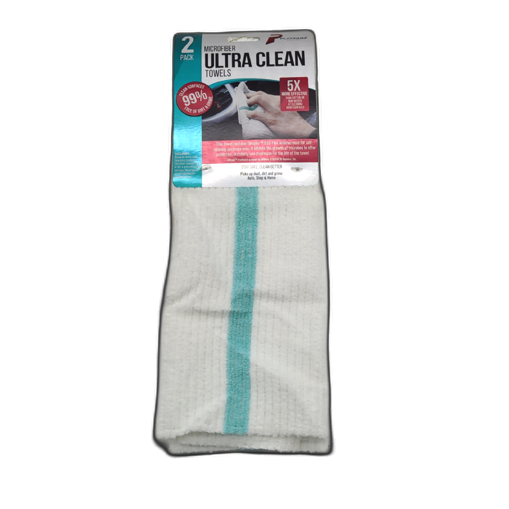 Microfiber Ultra Clean Towels 2-Pack 14-Inch