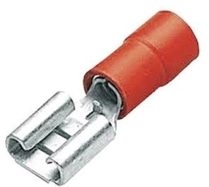 Red Tuf Pug Female Disconnect Terminals .250 22-10 25pk