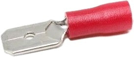 Tuf Pug Red Vinyl Female Quick Disconnect Terminals 25pk