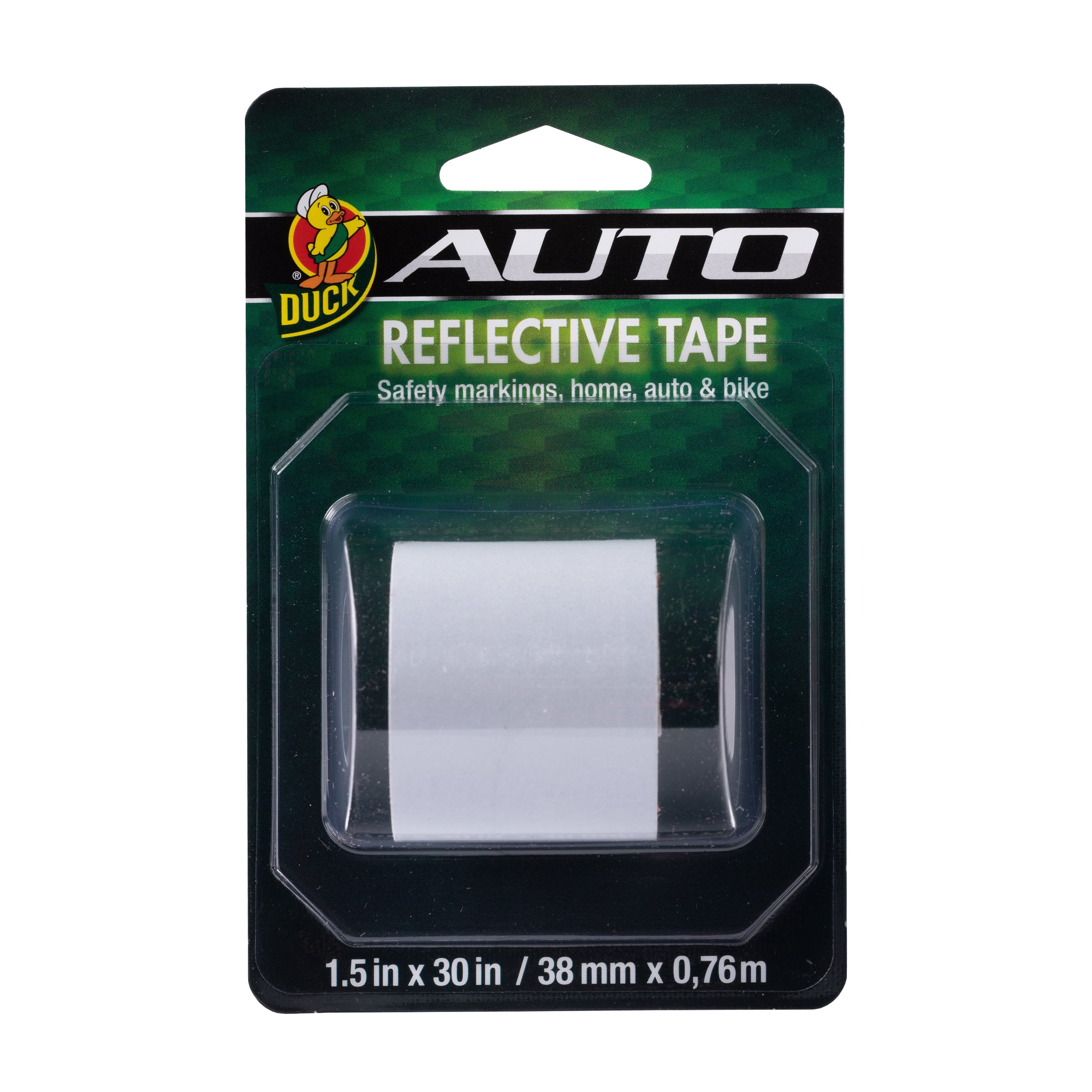Duck Brand White Auto Reflective Tape 1.5 inch by 30 inch