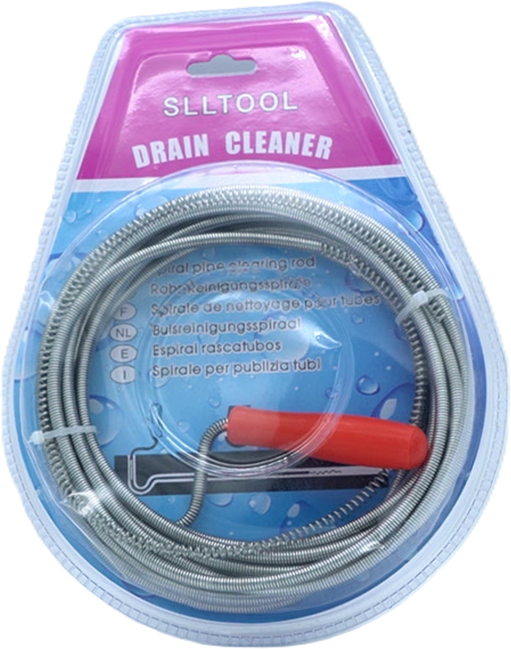 Drain Cleaner Tool 5m - SLLTOOL Professional Drain Snake