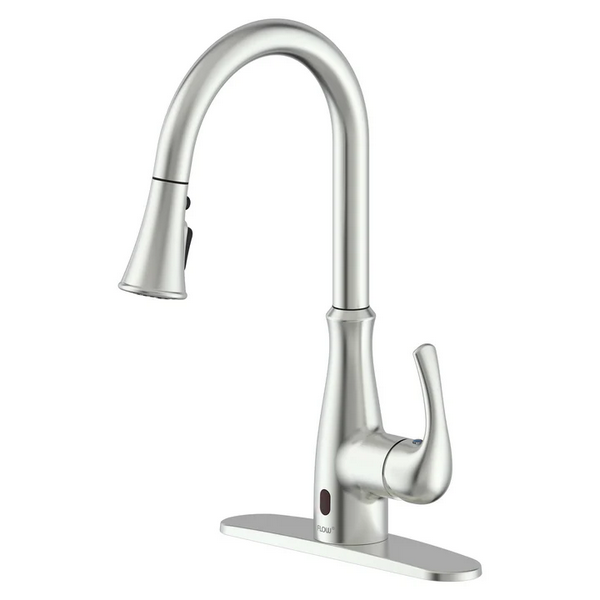 Touchless Kitchen Faucet Brushed Nickel Flow 770