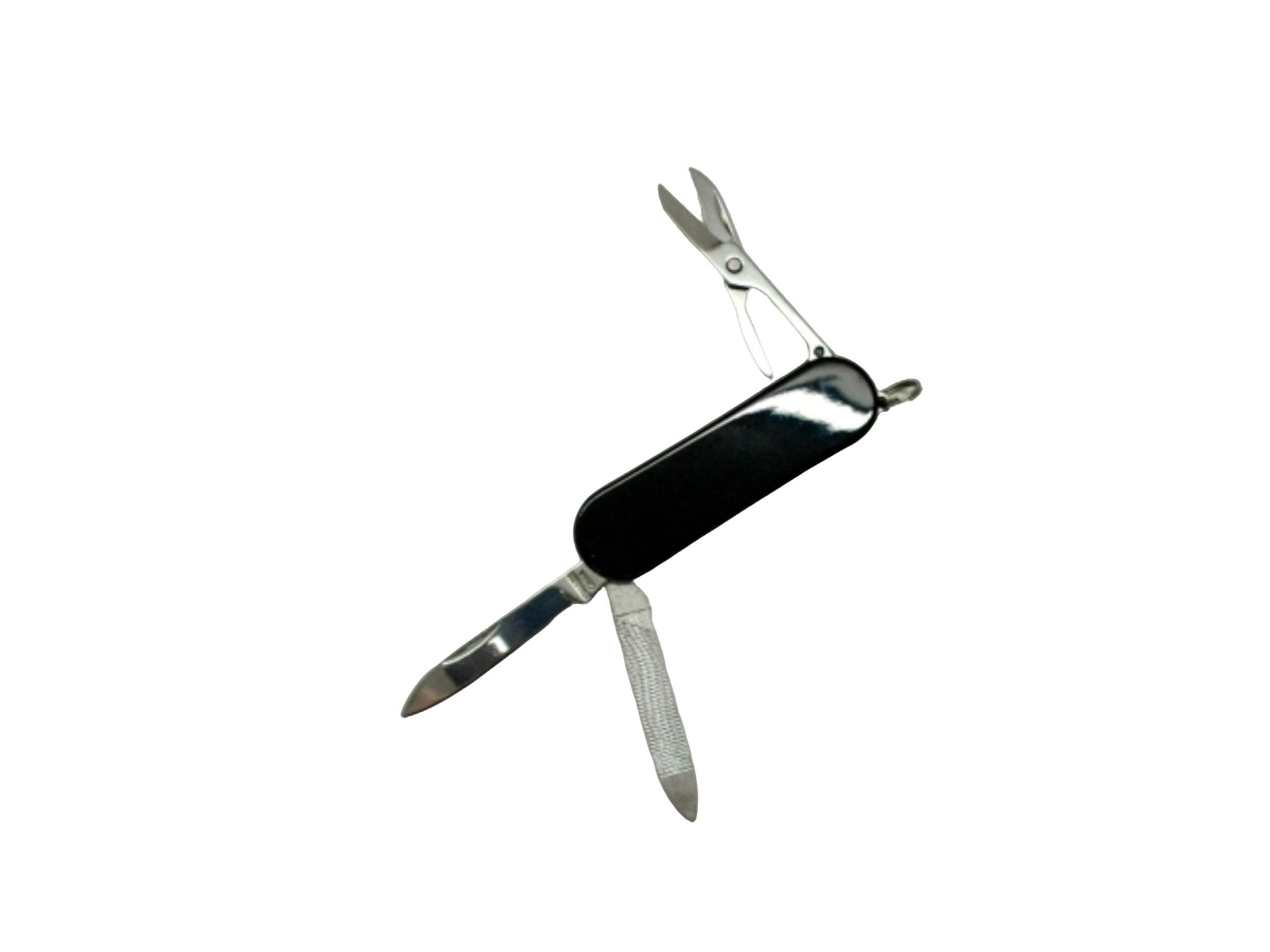 3 - in - 1 Black Pocket Knife - Multi - Function Utility Tool - Brantford Surplus
