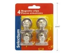 3 PK MAGNETIC SILVER CLIPS, 32MM 1.2" - Brantford Surplus