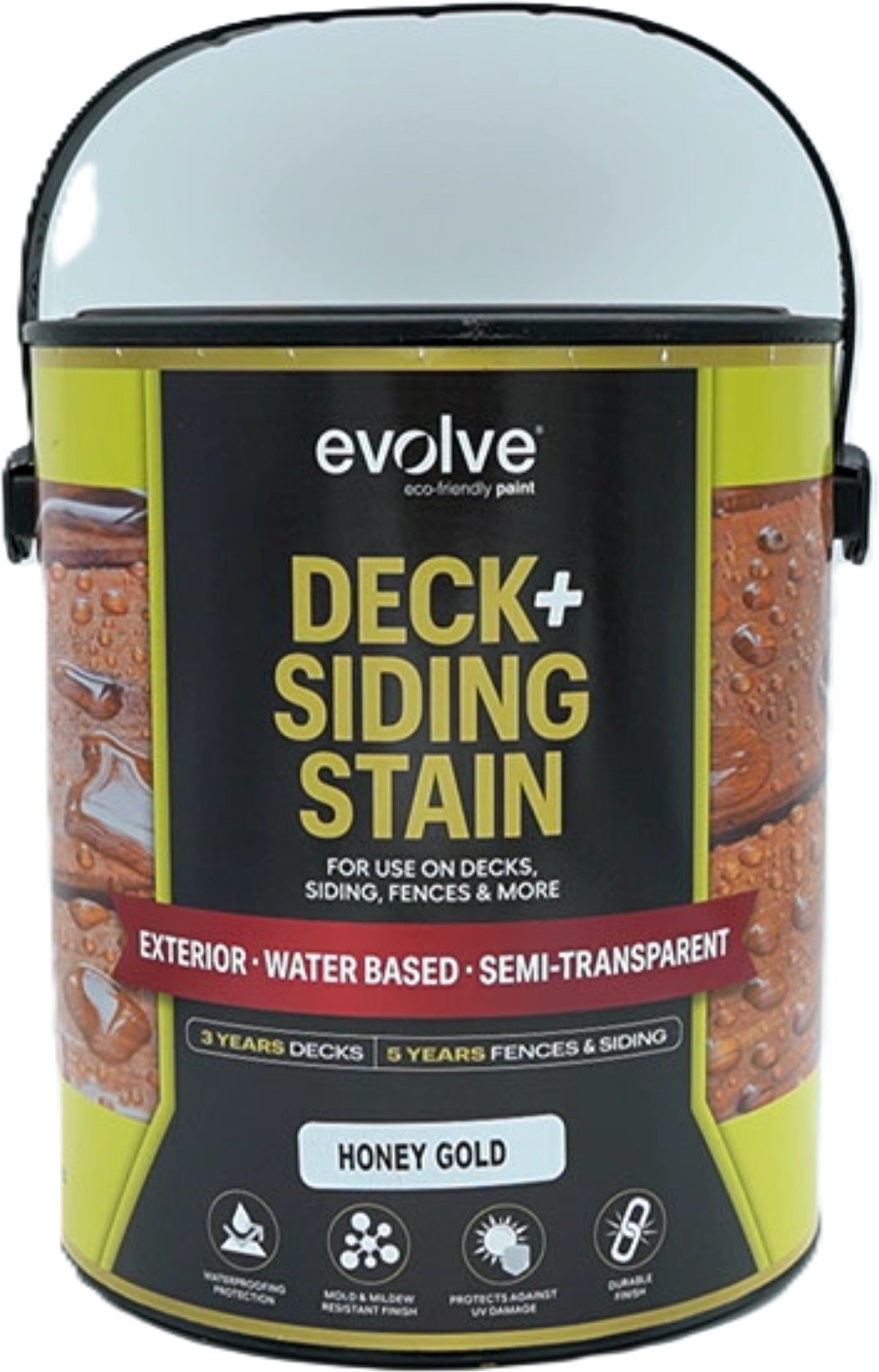 Evolve Honey Gold Exterior Deck Siding Stain 3.78L