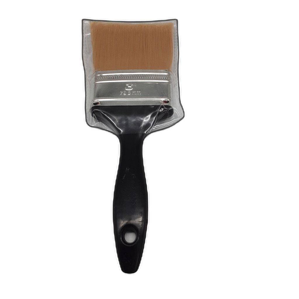 3" Black Handle Paint Brush