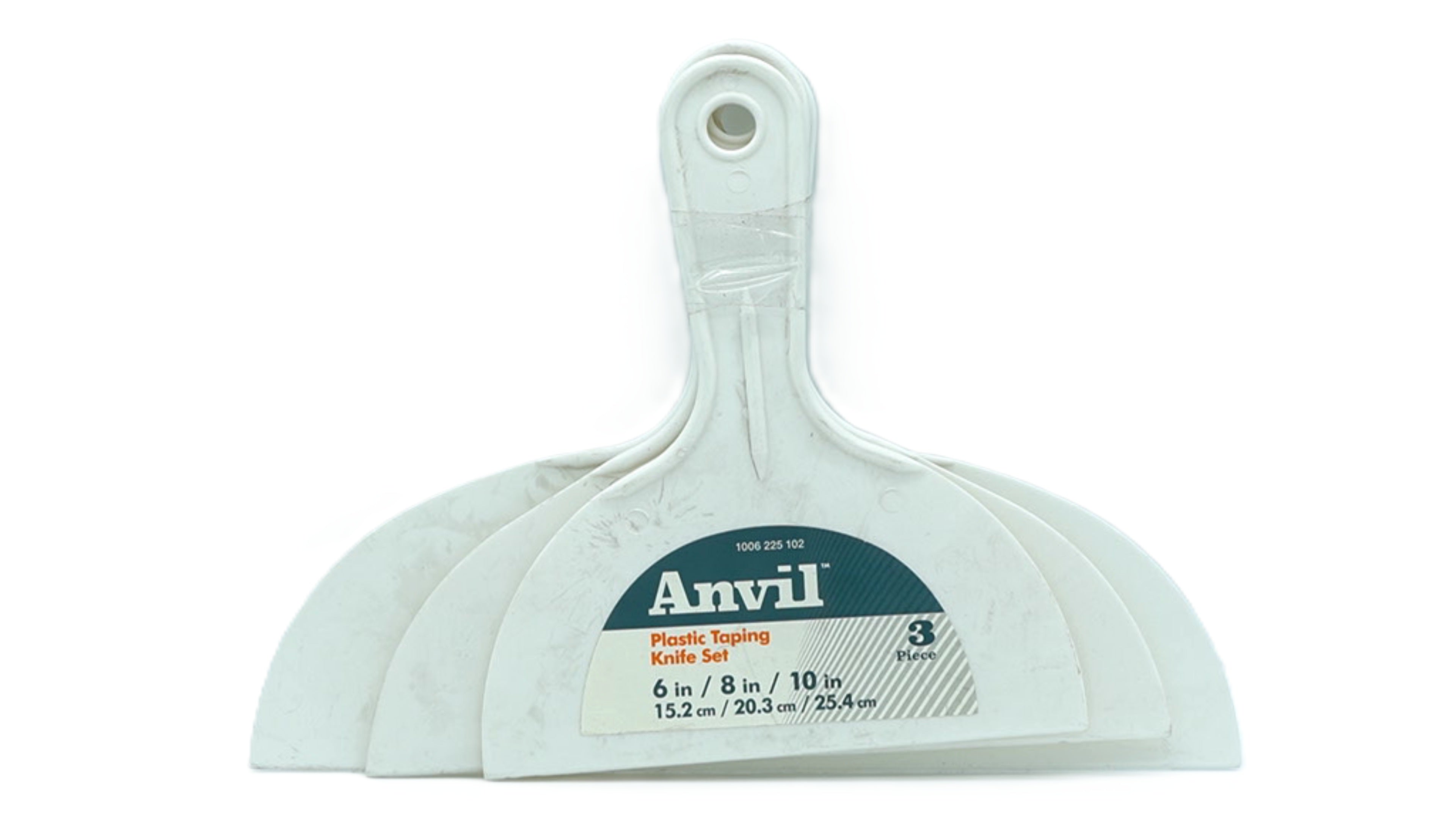 Anvil 3-Piece Plastic Taping Knife Set 6"/8"/10"