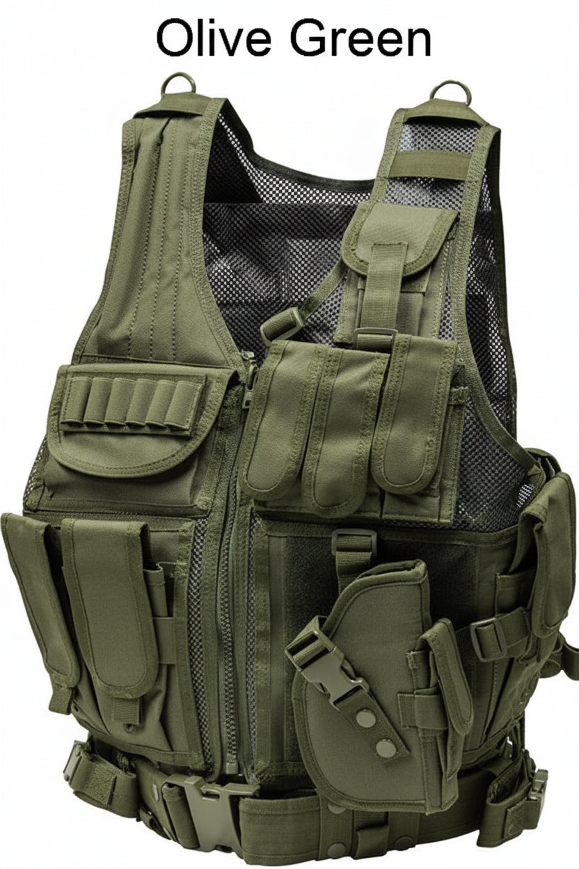 Assault tactical vest - black