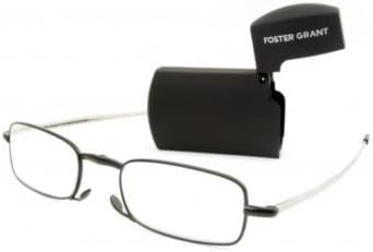 Foster Grant Folding-In-Half Reading Glasses +2.00 Compact Readers