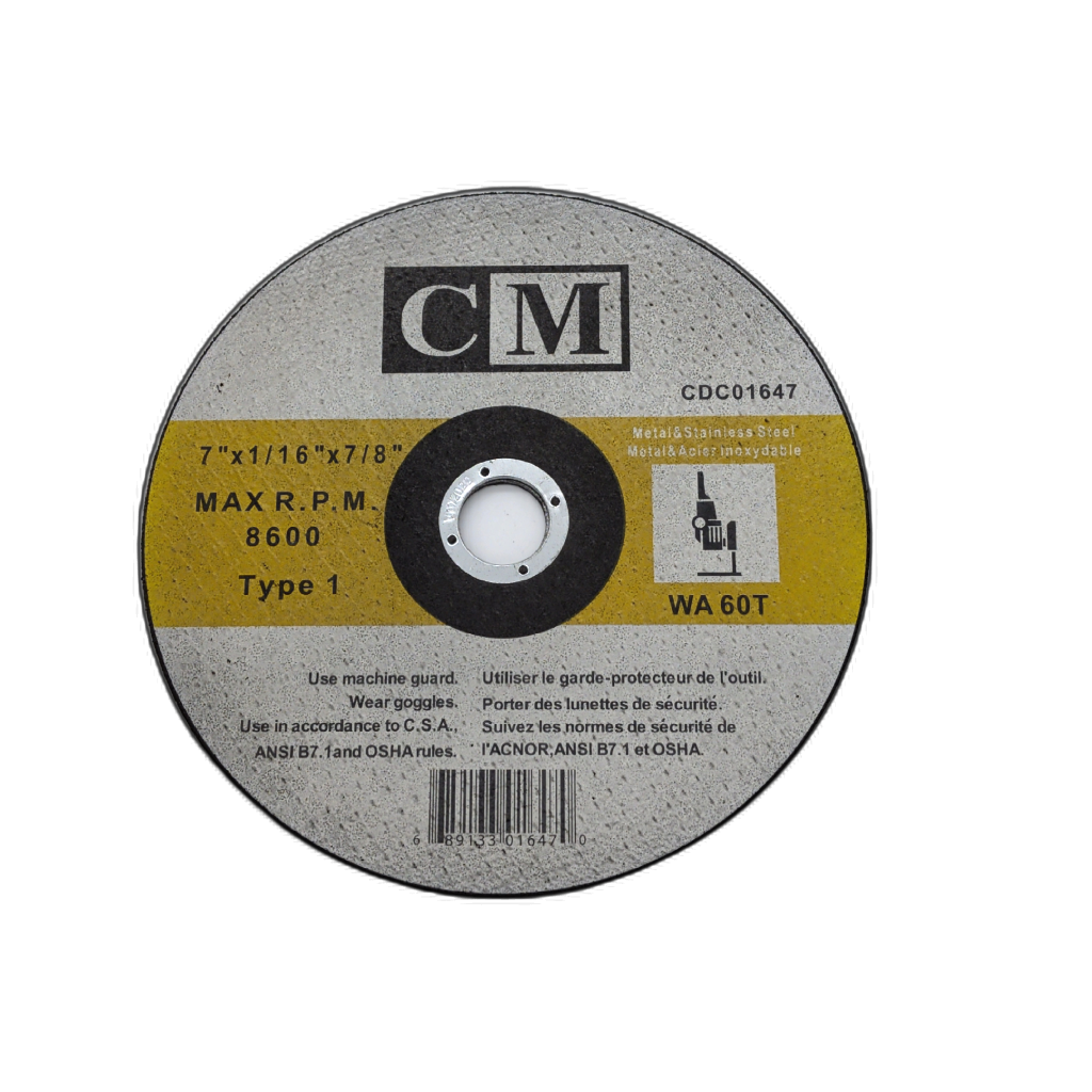 7-Inch Metal Cutting Disc 1/16 inch