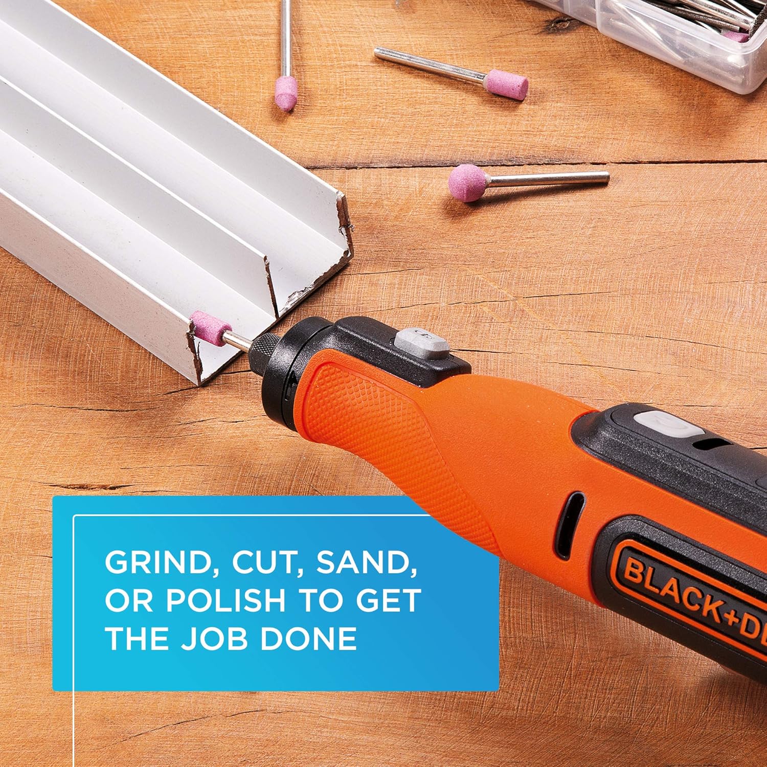 Black & Decker rotary tool kit packaging