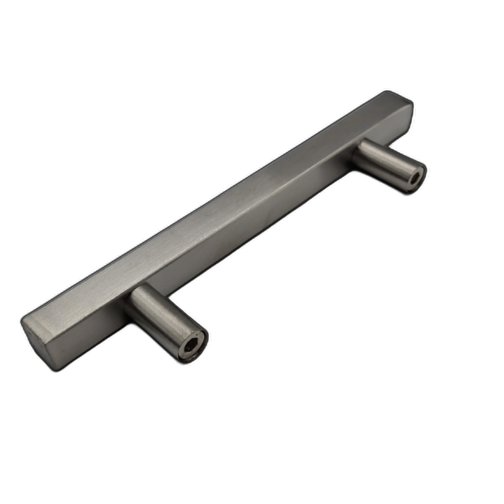 Euro Square Bar Pull 96mm Stainless Steel — detail