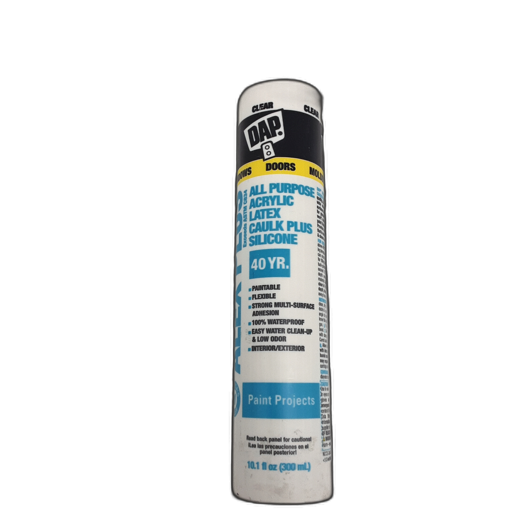 Clear Acrylic Latex Caulk Plus Silicone 300ml