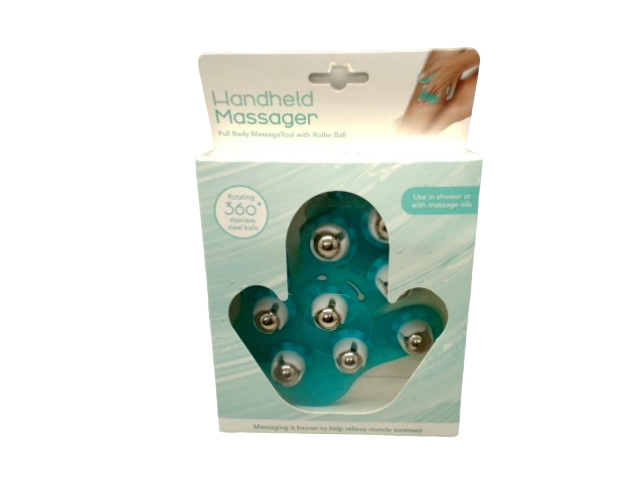 360° Rotating Stainless Steel Ball Massager - Handheld - Brantford Surplus