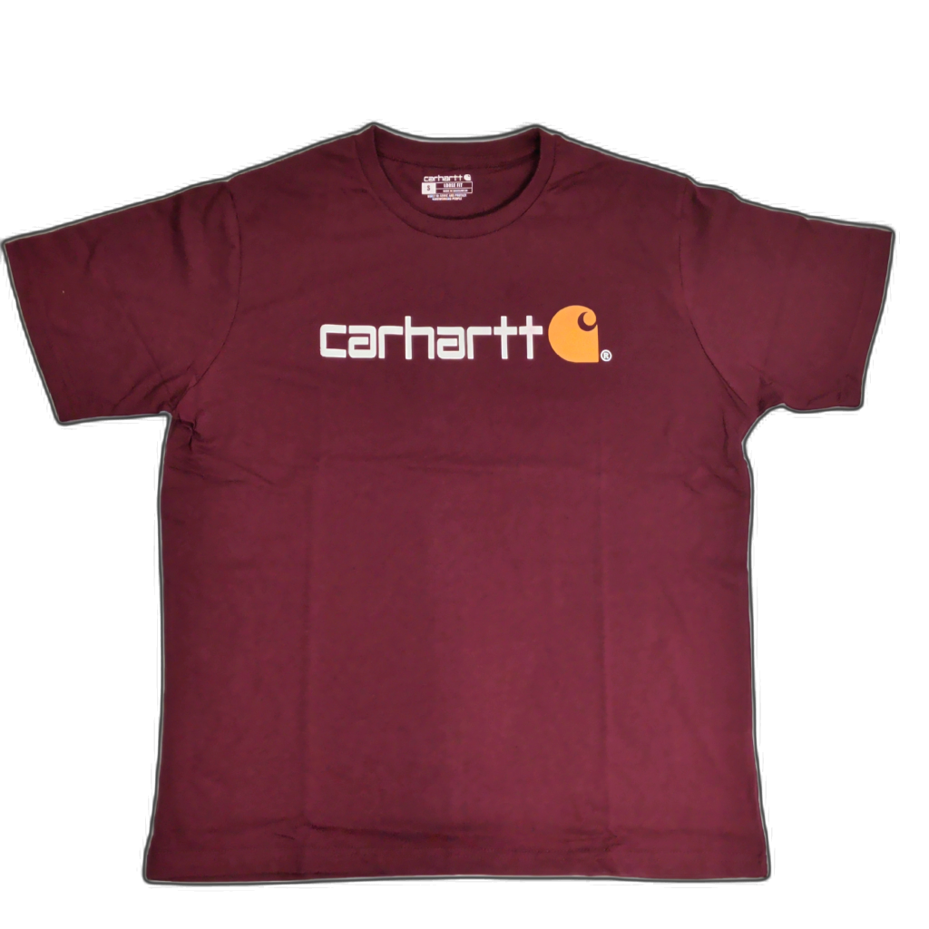 Men's Carhartt Loose Fit T-shirt Maroon Assorted Sizes