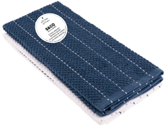 Navy Terry Popcorn Kitchen Towels 2-Pack
