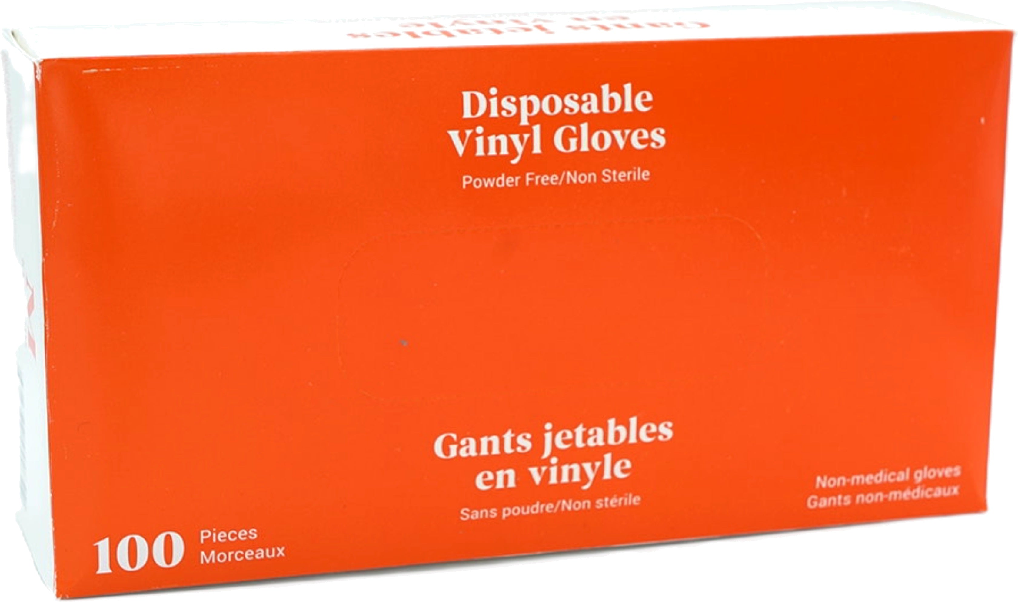 Disposable Vinyl Gloves Powder Free Medium 100 Pack