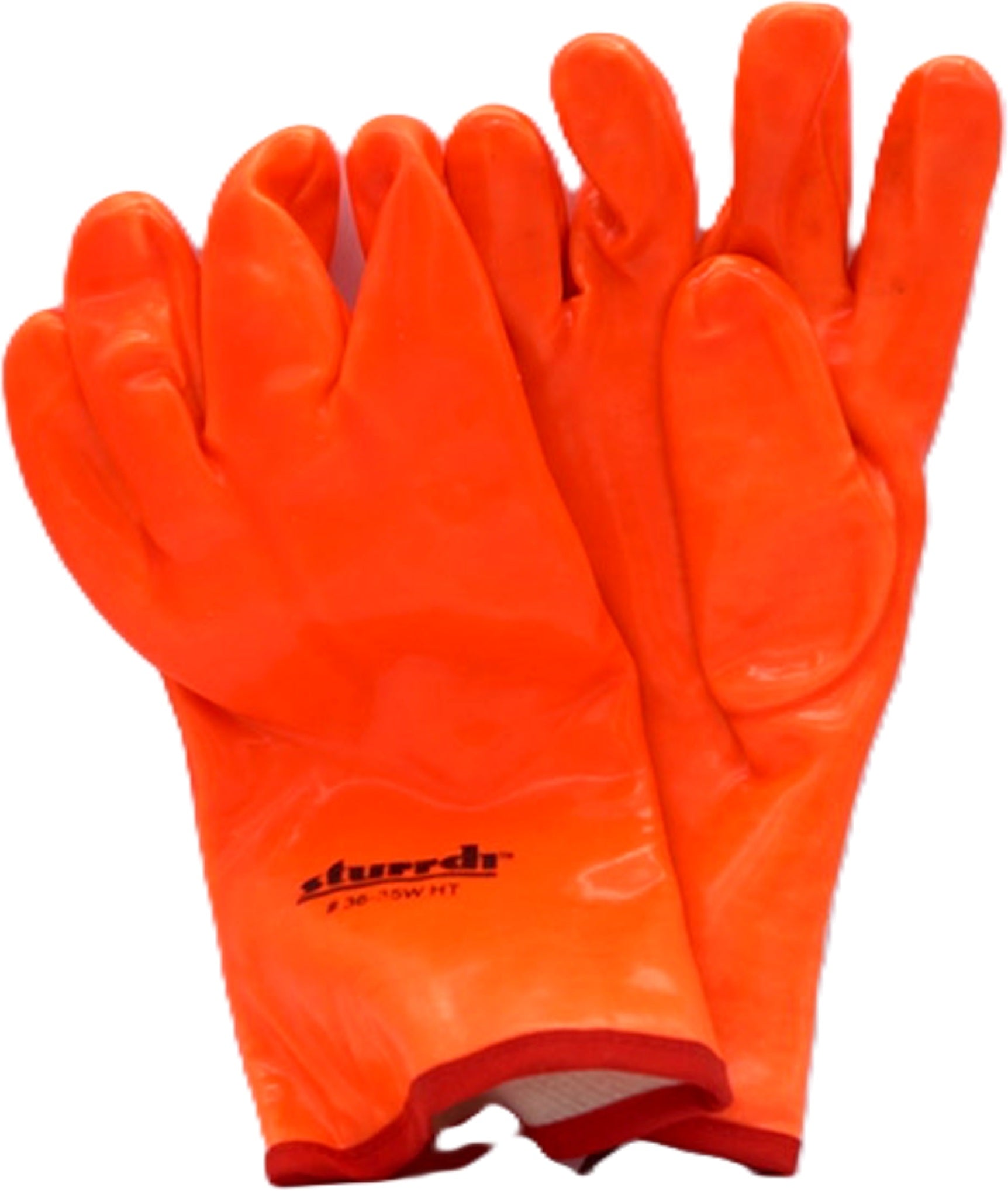 Sturrdi Liquipro Orange Thermal PVC Fisherman's Gloves
